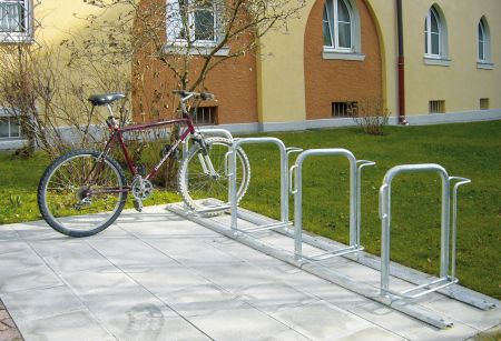 Fahrradparker F 3100, einseitige Radeinstellung