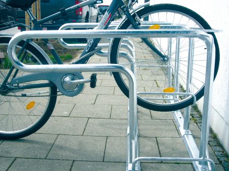 Fahrradparker F 3160, einseitige Radeinstellung