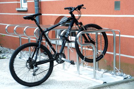 Fahrradparker F 3160, einseitige Radeinstellung