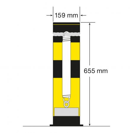 Absperrpfosten P 2480