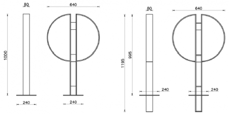 Anlehnbügel A 51000