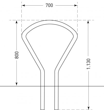 Anlehnbügel A 1290