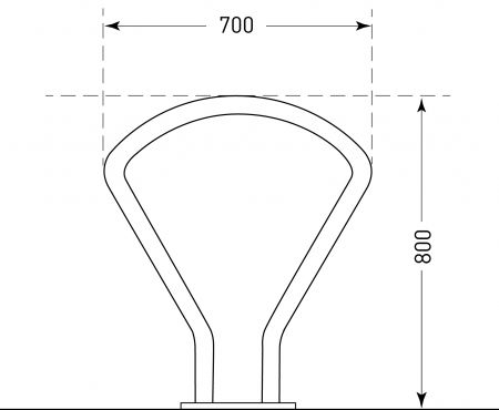 Anlehnbügel A 1290