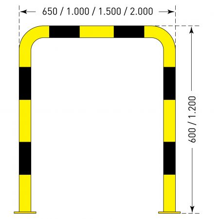 Absperrbügel Ø 108 mm