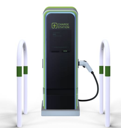 Absperrbügel A 15500 als E-Ladesäulenschutz