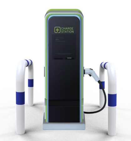 Absperrbügel A 15520 als E-Ladesäulenschutz