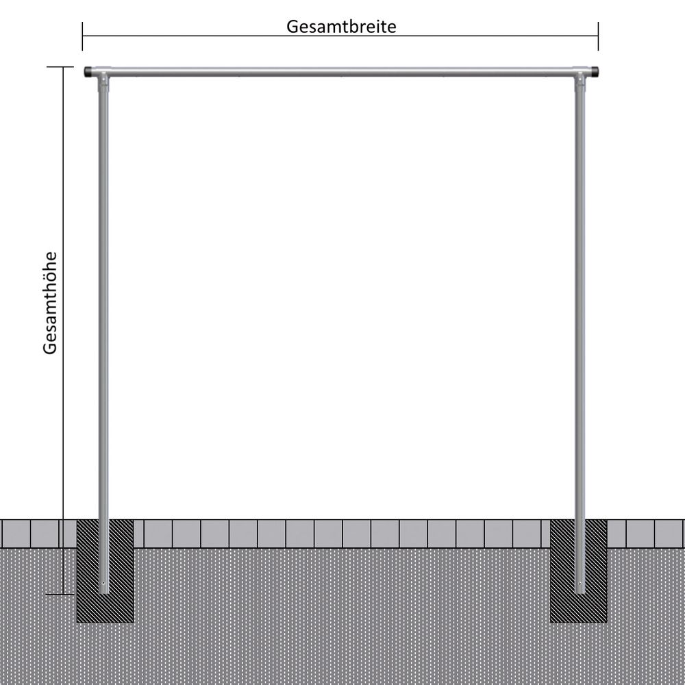 Teppichklopfgerüst