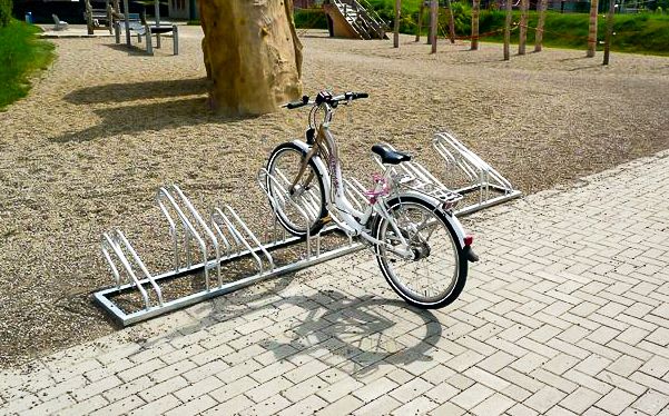 Fahrradständer F 230, einseitige Radeinstellung