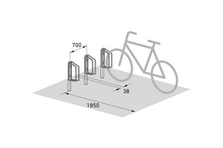 Fahrradständer F 502